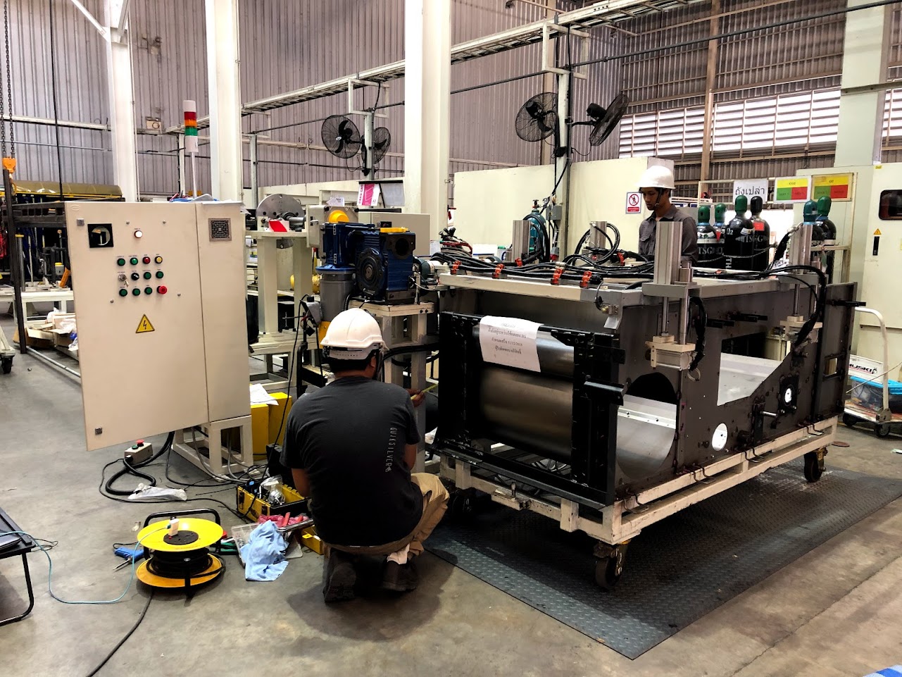 Automated rotating machine